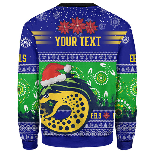 eels-rugby-christmas-sweatshirt-custom-eels-ugly-christmas-and-aboriginal-patterns-sweatshirt