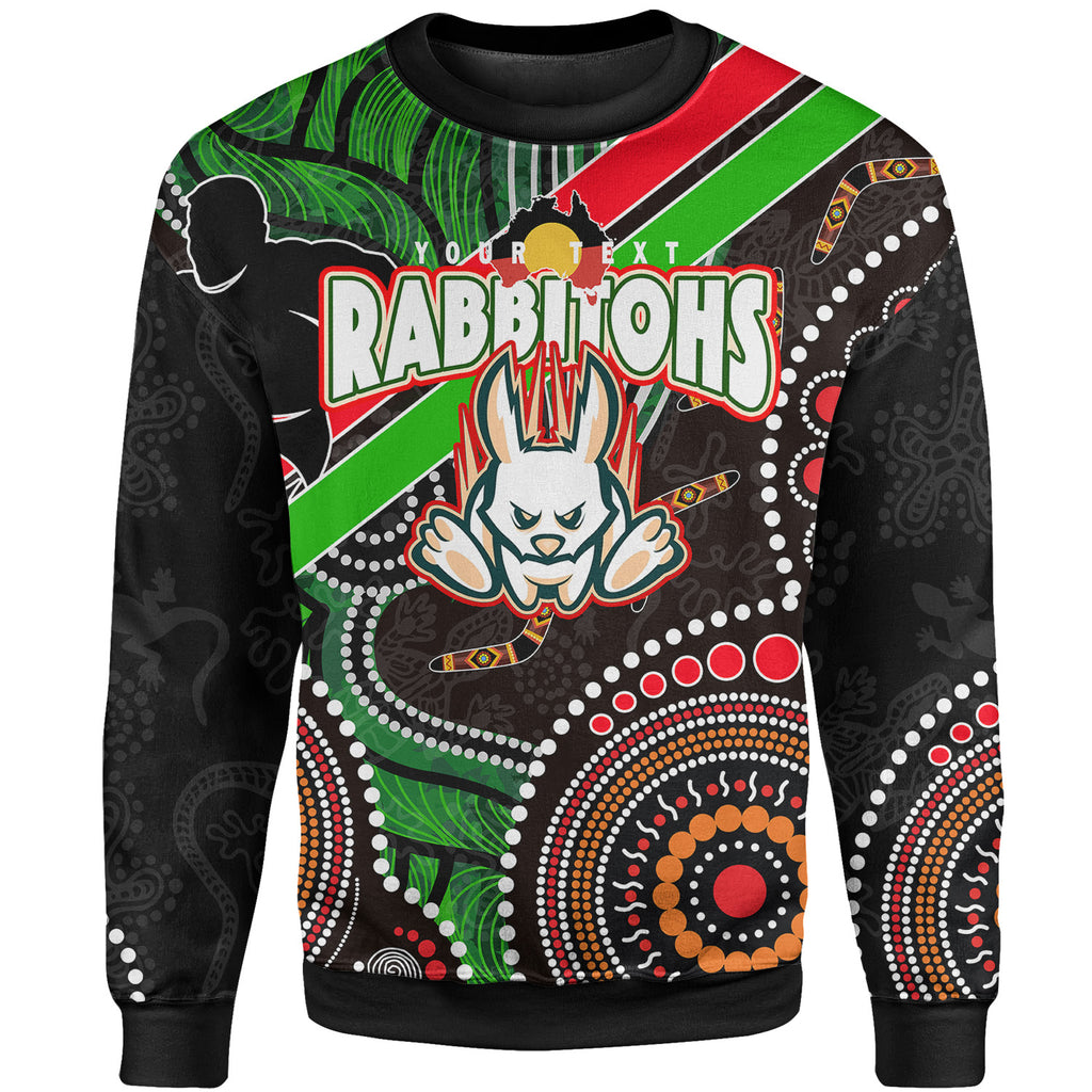 rabbitohs-rugby-sweatshirt-custom-rabbitohs-aboriginal-dreaming-patterns-australia-culture-sweatshirt