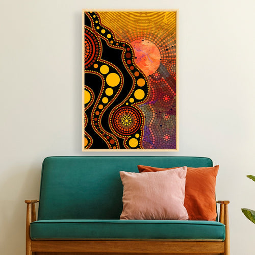 printed-canvas-golden-aboriginal-flag
