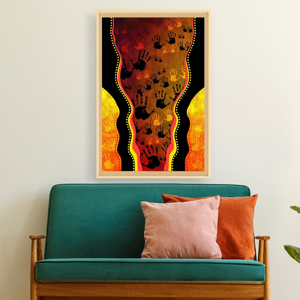 printed-canvas-aboriginal-golden-style