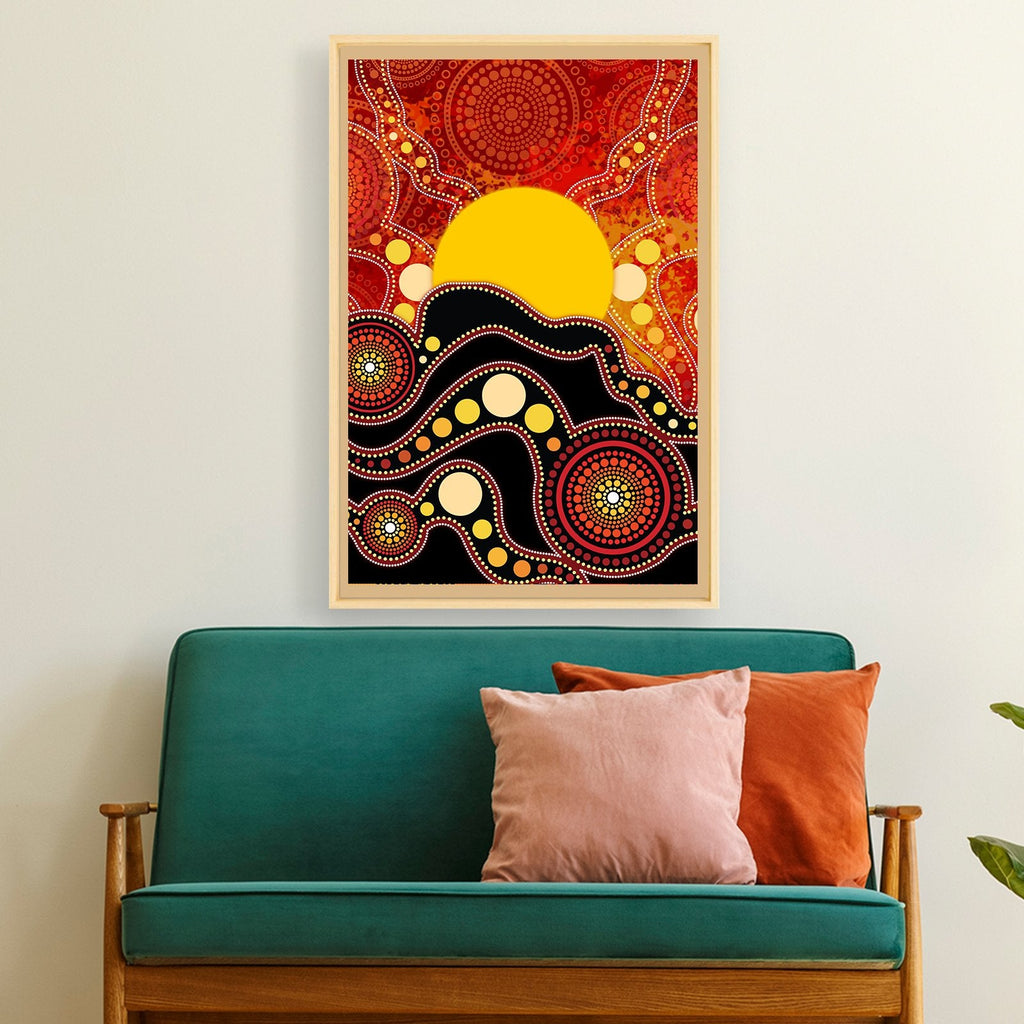 printed-canvas-aboriginal-sunrise