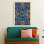printed-canvas-indigenous-blue-dot-painting-art
