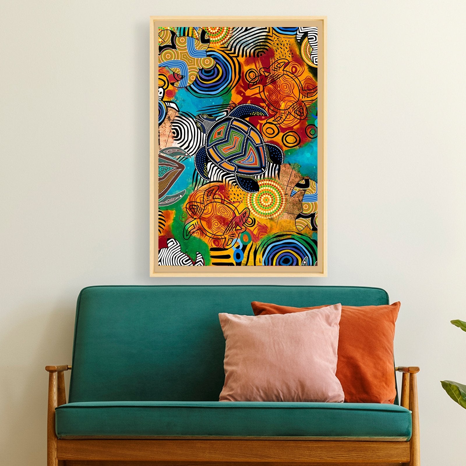 printed-canvas-aboriginal-turtle-art