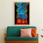 printed-canvas-indigenous-patterns-blue