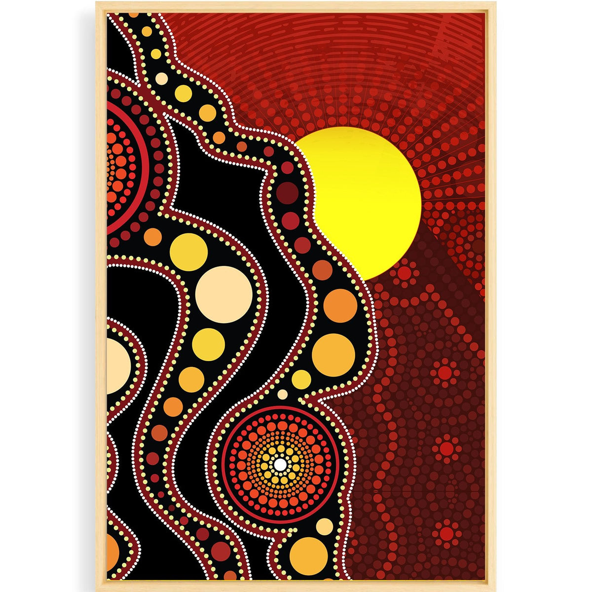 printed-canvas-aboginal-flag-dot-painting-art