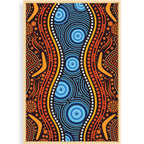 printed-canvas-aboriginal-patterns-dot-painting-art