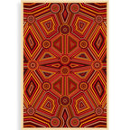 printed-canvas-indigenous-red-dot-painting-art