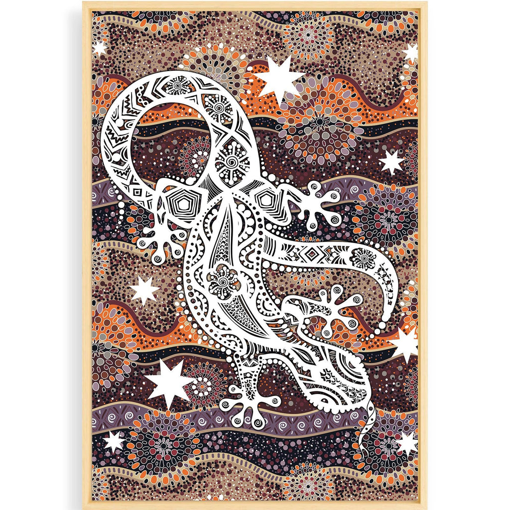 printed-canvas-aboriginal-lizard