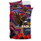 sea-eagles-rugby-anzac-aboriginal-bedding-set-manly-warringah-sea-eagles-with-anzac-day-poppy-flower-bedding-set