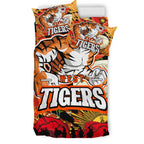 tigers-rugby-anzac-aboriginal-bedding-set-tigers-rugby-with-remembrance-day-poppy-flower-bedding-set