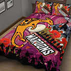 maroons-rugby-anzac-aboriginal-quilt-bed-set-maroons-aboriginal-pattern-with-anzac-day-poppy-flower-quilt-bed-set