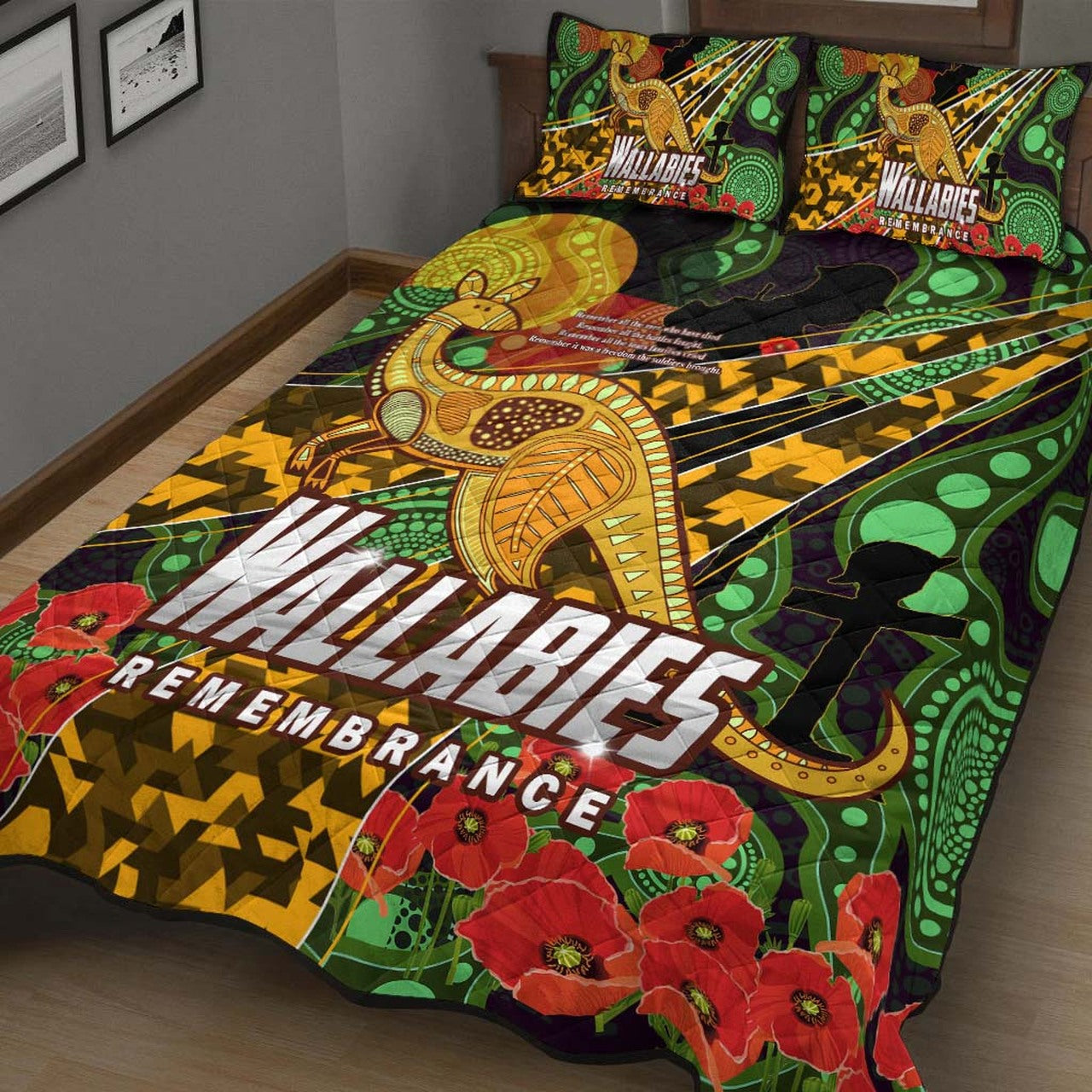 wallabies-rugby-quilt-bed-set-anzac-day-aboriginal-wallabies-kangaroo-quilt-bed-set