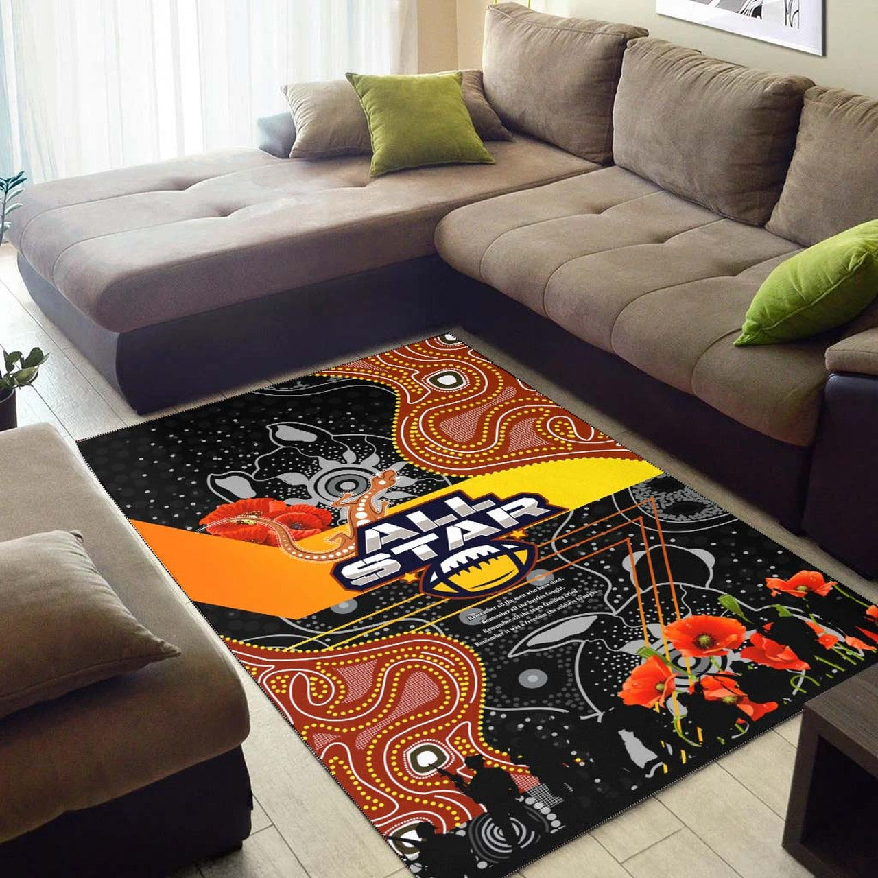 all-stars-rugby-anzac-aboriginal-area-rug-all-stars-with-anzac-day-with-poppy-flower-area-rug