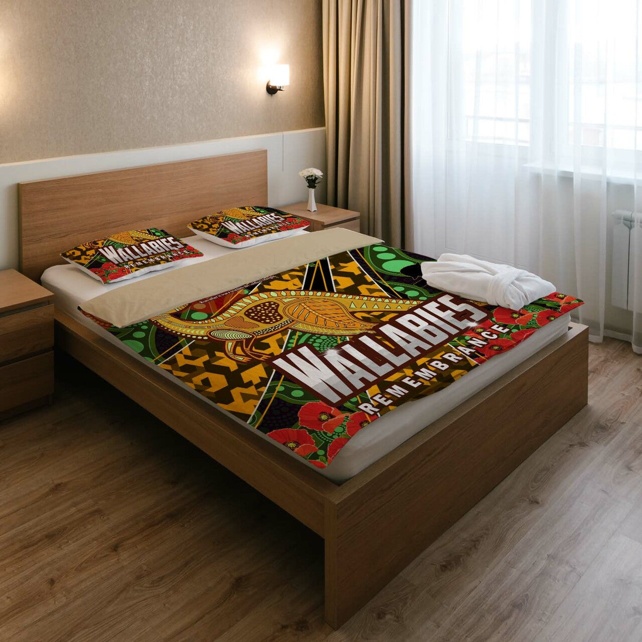 wallabies-rugby-bedding-set-anzac-day-aboriginal-wallabies-kangaroo-bedding-set