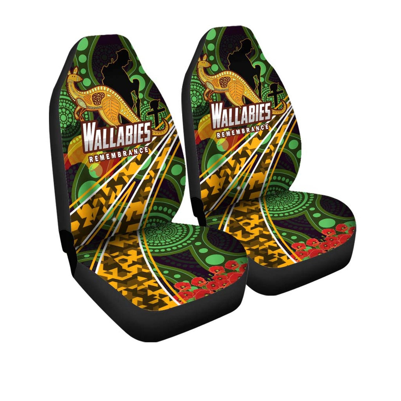 wallabies-rugby-car-seat-cover-anzac-day-aboriginal-wallabies-kangaroo-car-seat-cover