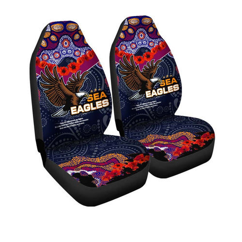 sea-eagles-rugby-anzac-aboriginal-car-seat-cover-manly-warringah-sea-eagles-with-anzac-day-poppy-flower-car-seat-cover
