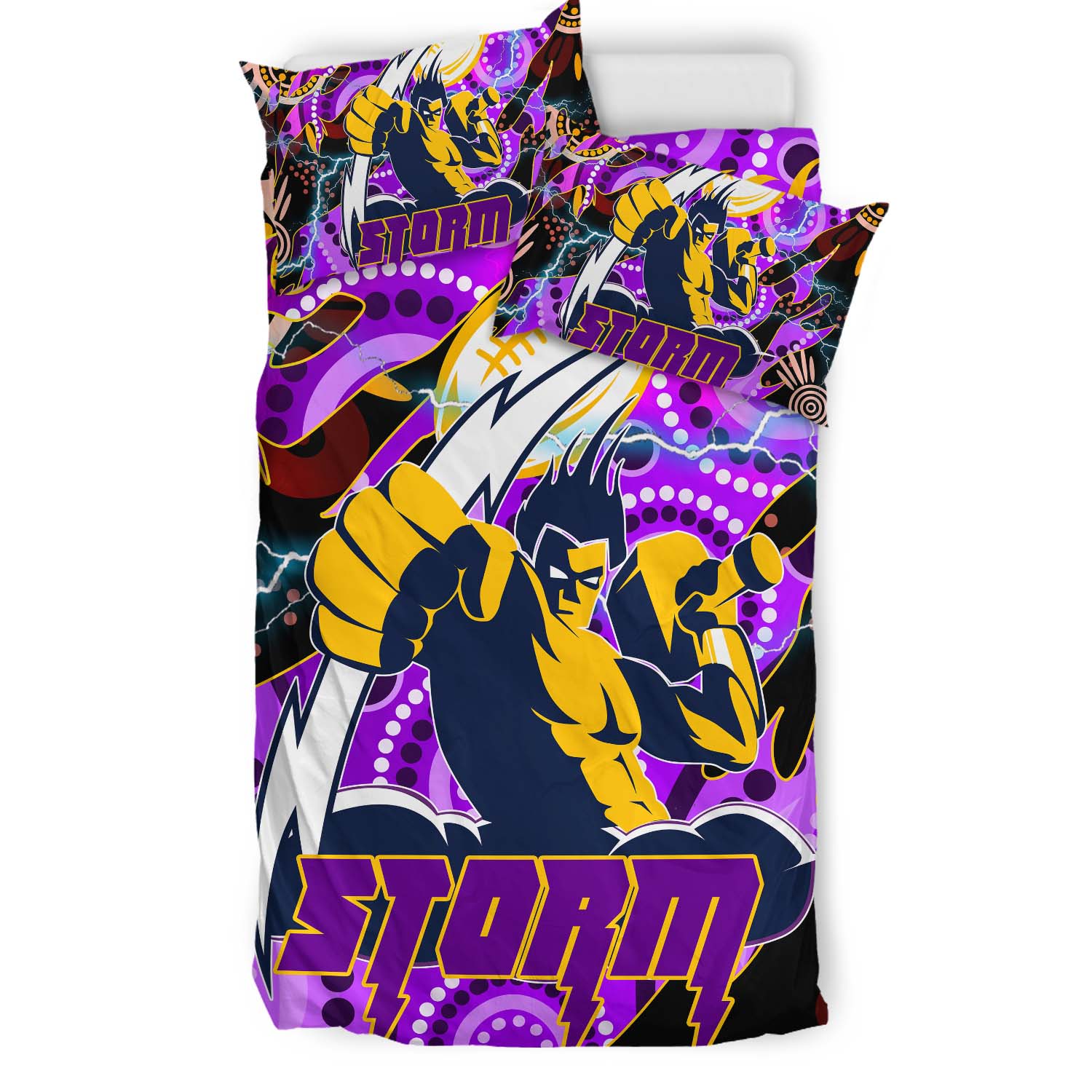 storm-rugby-bedding-set-storm-rugby-team-with-aboriginal-dot-painting-and-indigenous-pattern-bedding-set