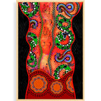 printed-canvas-indigenous-patterns-orange