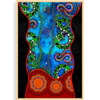 printed-canvas-indigenous-patterns-blue