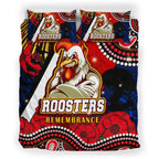 roosters-rugby-anzac-aboriginal-bedding-set-sydney-roosters-with-remembrance-day-poppy-flower-bedding-set