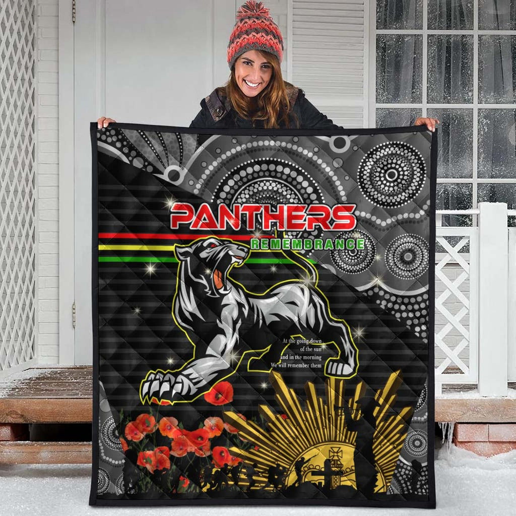 panthers-rugby-anzac-aboriginal-quilt-custom-penrith-panthers-with-poppy-flower-art-quilt
