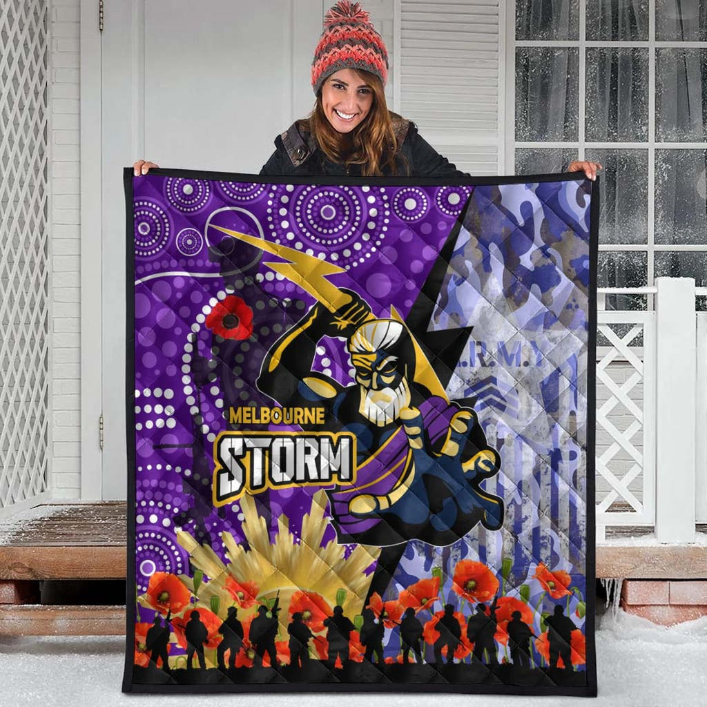 storm-rugby-anzac-aboriginal-quilt-melbourne-storm-with-remembrance-day-poppy-flower-quilt