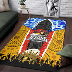 titans-rugby-anzac-aboriginal-rug-titans-with-poppy-watercolor-flower-rug