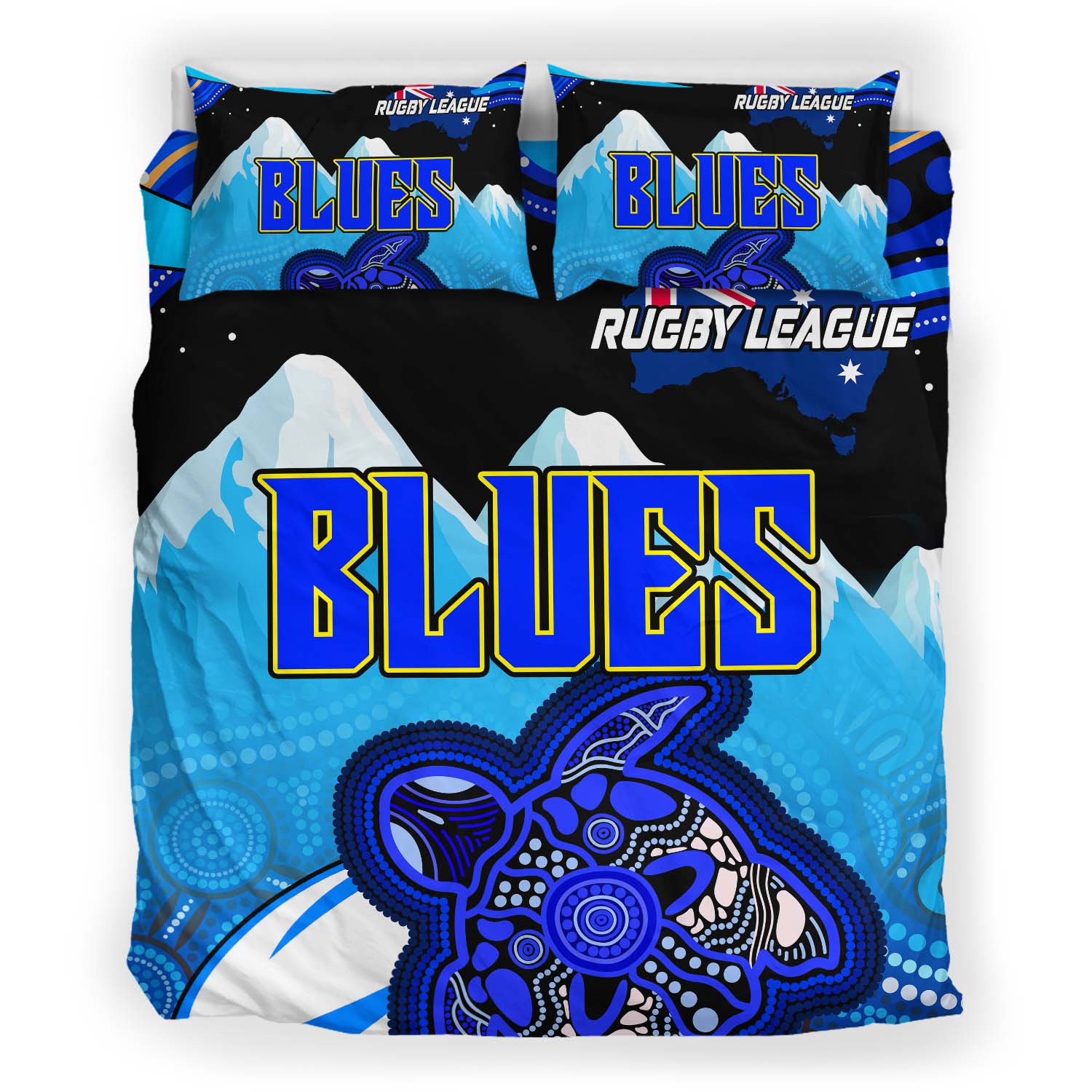 blues-rugby-bedding-set-blues-rugby-league-turtle-and-mountain-aboriginal-culture-bedding-set