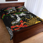 panthers-rugby-anzac-aboriginal-quilt-bed-set-penrith-panthers-with-poppy-flower-art-quilt-bed-set