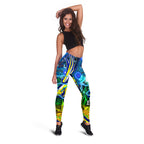eels-rugby-leggings-aboriginal-electric-eels-dot-painting-style