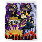 storm-rugby-anzac-aboriginal-bedding-set-melbourne-storm-with-remembrance-day-poppy-flower-bedding-set