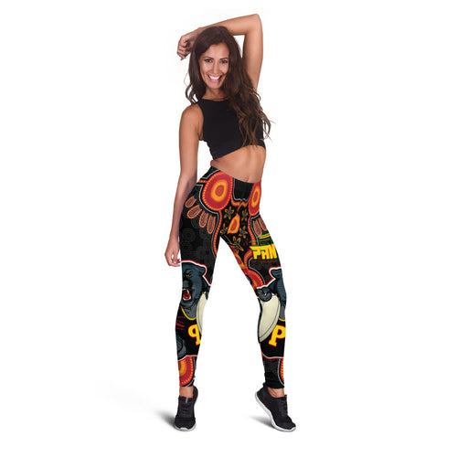 panthers-rugby-leggings-aboriginal-panthers-dot-painting-style