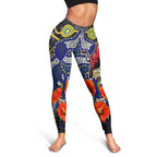 cowboys-rugby-leggings-anzac-aboriginal-cowboys-dot-painting-style