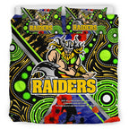 raiders-rugby-anzac-aboriginal-bedding-set-canberra-raiders-with-anzac-day-poppy-flower-bedding-set