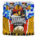 titans-rugby-anzac-aboriginal-bedding-set-titans-with-poppy-watercolor-flower-bedding-set