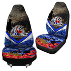 bulldogs-rugby-anzac-aboriginal-car-seat-cover-poppy-flower-remembrance-day-car-seat-cover