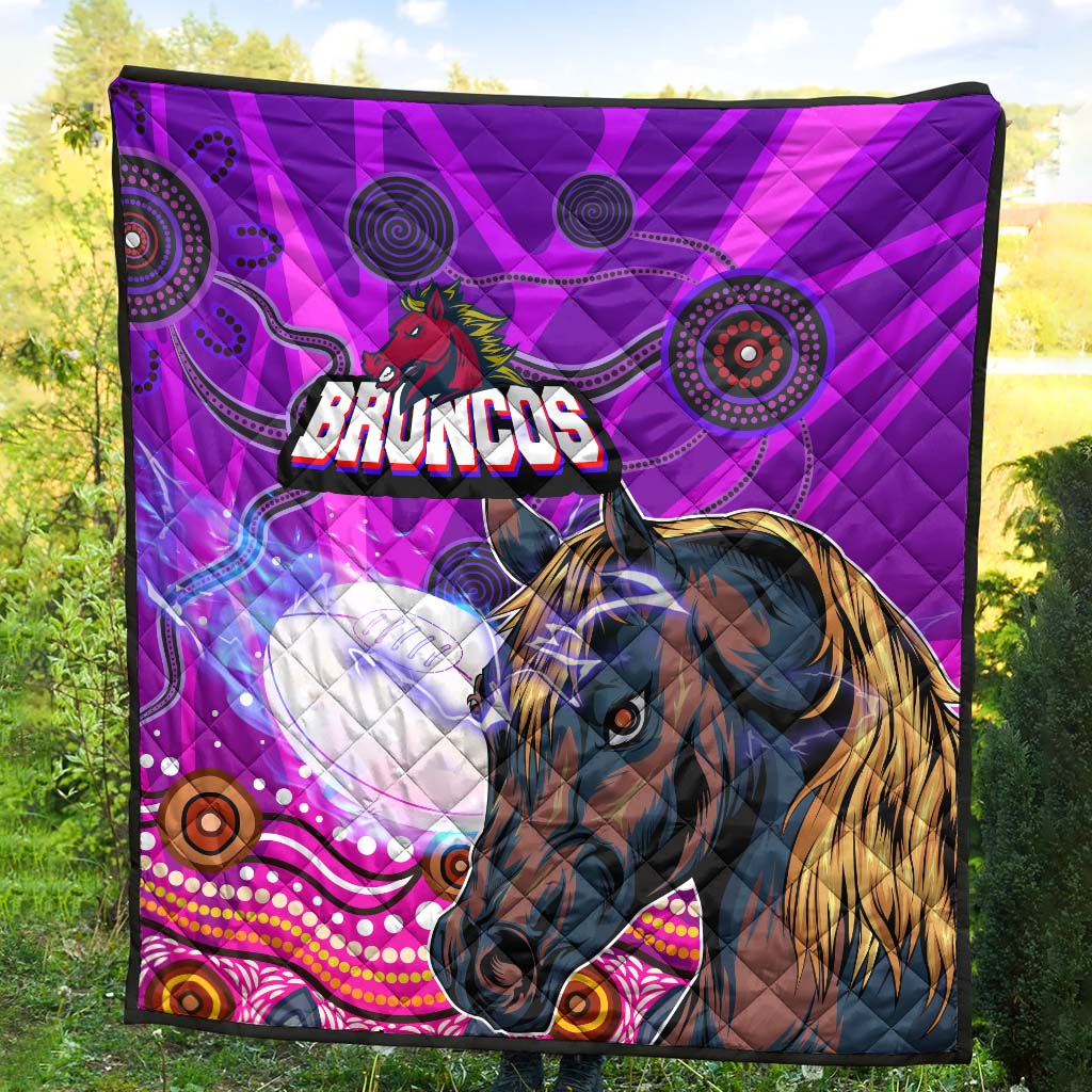 broncos-rugby-quilt-custom-broncos-horse-rugby-with-aboriginal-low-poly-style-quilt