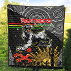 panthers-rugby-anzac-aboriginal-quilt-custom-penrith-panthers-with-poppy-flower-art-quilt