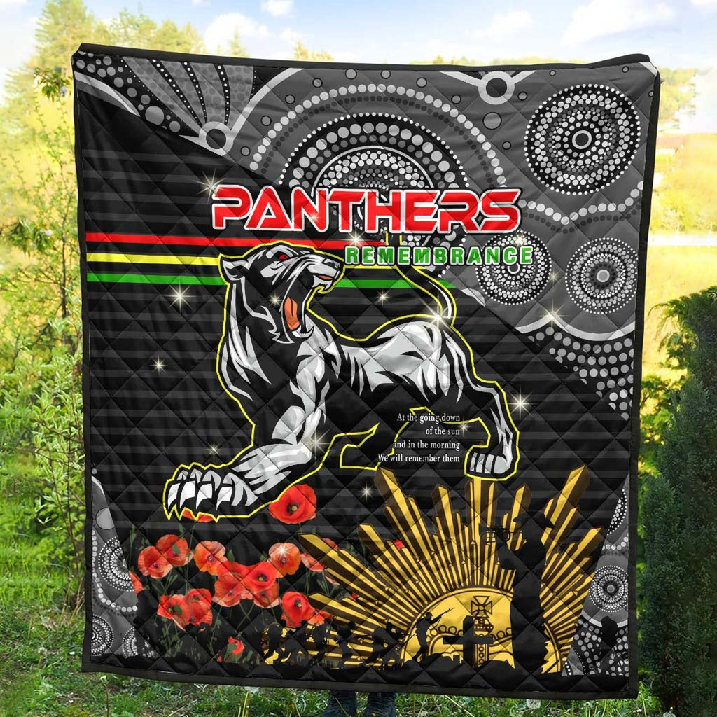 panthers-rugby-anzac-aboriginal-quilt-custom-penrith-panthers-with-poppy-flower-art-quilt