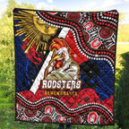 roosters-rugby-anzac-aboriginal-quilt-sydney-roosters-with-remembrance-day-poppy-flower-quilt