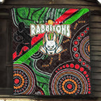 rabbitohs-rugby-anzac-aboriginal-quilt-rabbitohs-remembrance-day-with-poppy-flower-quilt