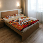 tigers-rugby-anzac-aboriginal-bedding-set-tigers-rugby-with-remembrance-day-poppy-flower-bedding-set