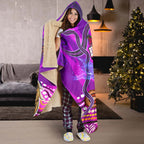 broncos-rugby-hooded-blanket-custom-broncos-horse-rugby-with-aboriginal-low-poly-style-hooded-blanket