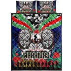 warrior-rugby-anzac-aboriginal-quilt-bed-set-new-zealand-warriors-anzac-day-with-maori-mask-quilt-bed-set
