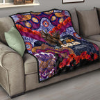 sea-eagles-rugby-anzac-aboriginal-quilt-manly-warringah-sea-eagles-with-anzac-day-poppy-flower-quilt