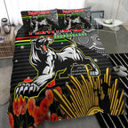 panthers-rugby-anzac-aboriginal-bedding-set-penrith-panthers-with-poppy-flower-art-bedding-set