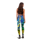 eels-rugby-leggings-aboriginal-electric-eels-dot-painting-style