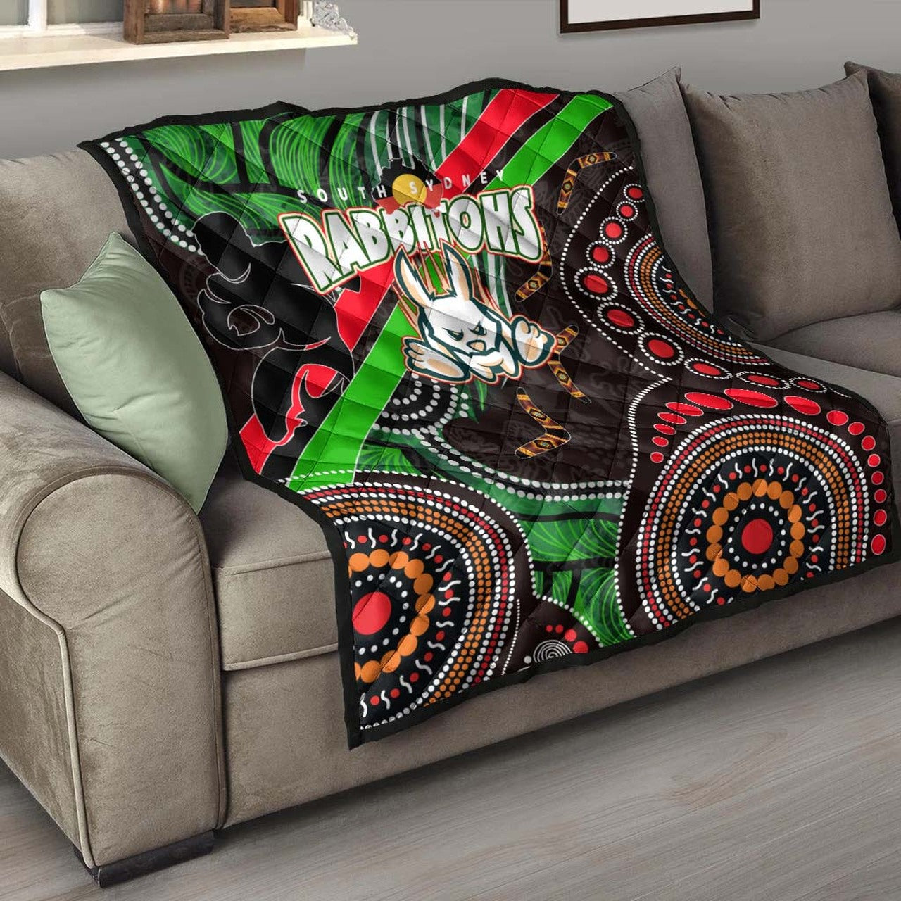 rabbitohs-rugby-anzac-aboriginal-quilt-rabbitohs-remembrance-day-with-poppy-flower-quilt