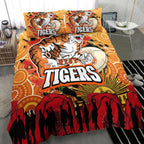 tigers-rugby-anzac-aboriginal-bedding-set-tigers-rugby-with-remembrance-day-poppy-flower-bedding-set