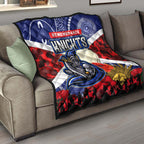 knights-rugby-anzac-aboriginal-quilt-newcastle-knights-with-anzac-day-poppy-flower-quilt
